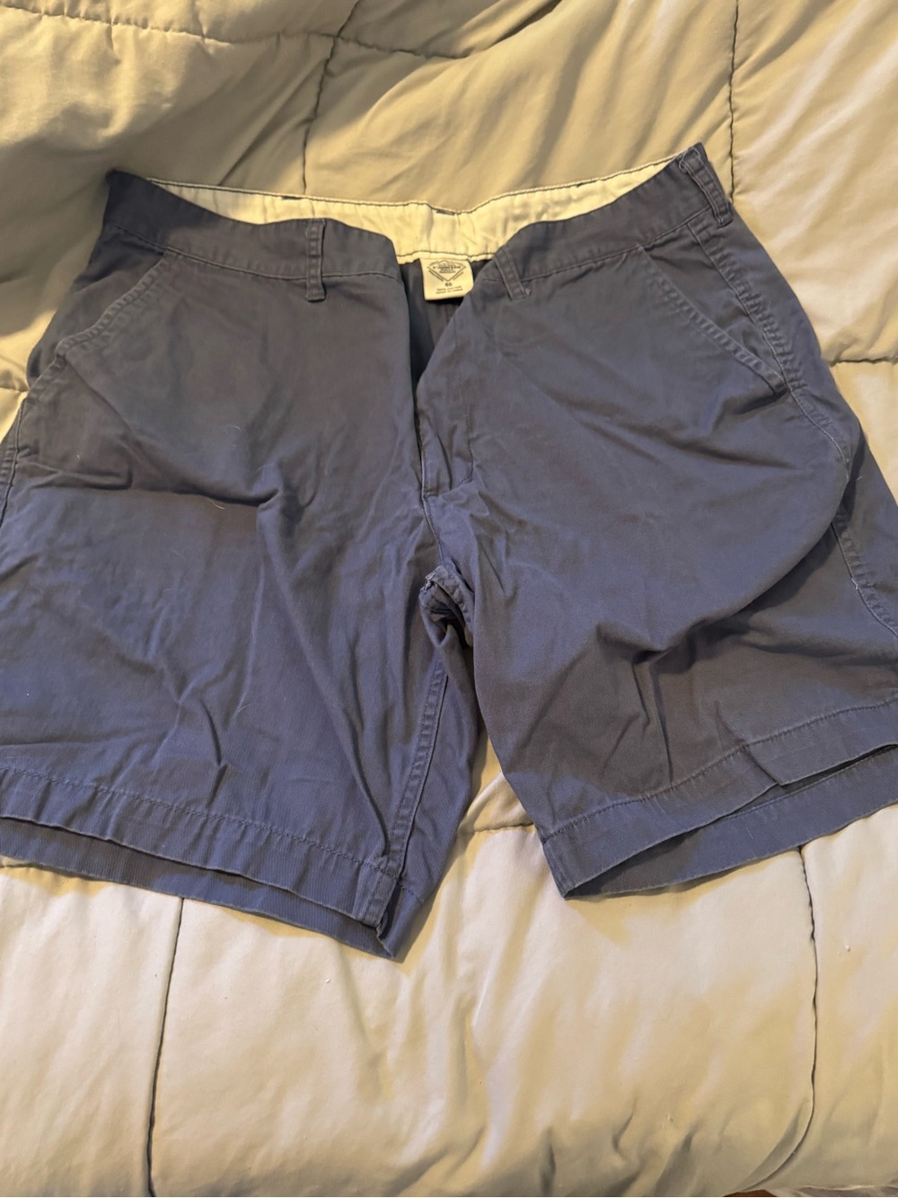 Classic Men's Navy Cotton Shorts